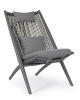 FAUTEUIL LOUNGE ALOHA Couleurs : ANTHRACITE