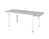 Table de Balcon TICAO 145/185x75 Couleurs : Blanc / Béton ciré